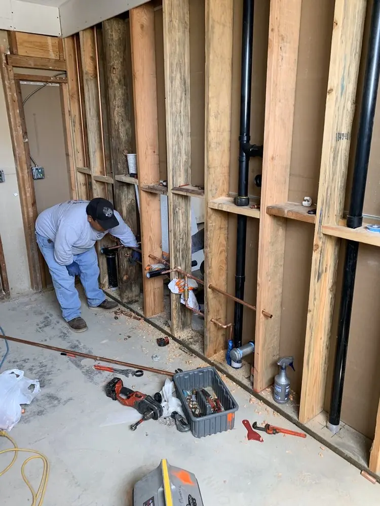 Commercial rough-in plumbing for Gas Line Repair in Clarksville